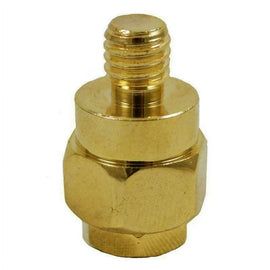 2 Absolute BTG-50 Gold GM Short Side Post Mount Positive Negative Battery Terminal