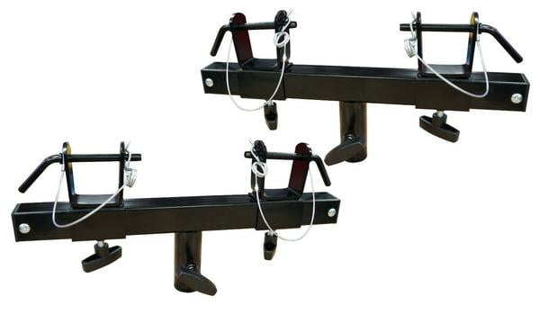 2 MR DJ Universal Black T-Adapter Triangle/Square T-Adapter Triangle or Square Truss Adapter Bracket Tripod Crank Light Stand Bar
