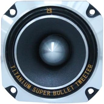 Mr. Dj HDT700S 3.5-Inch Titanium Bullet Tweeter w/ 10 Ounce Ferrite Magnet