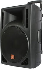 Load image into Gallery viewer, MR DJ PBS1609MP3 Powered PA 12 Inch DJ Speaker Cabinet with Built-In Amplifier, USB &amp; SD Card Playback