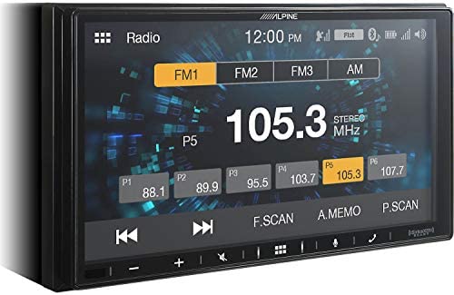 Alpine ILX-W670 + Alpine KTA-450 + CAM1800C Car Stereo 7" Mechless Amplifier Camera