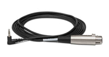 Load image into Gallery viewer, Hosa XVM-115F, XLR Female to Right Angle 3.5mm TRS Male Cable - 15 Foot