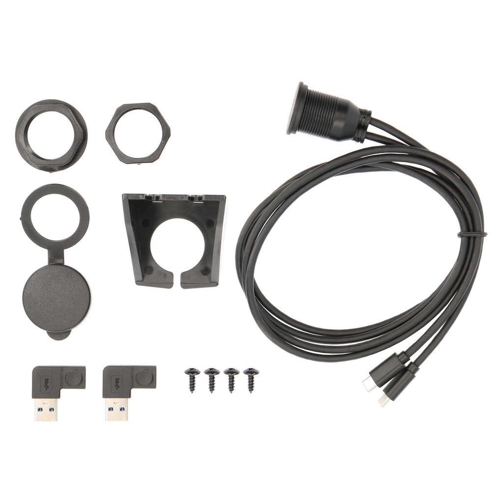 Metra 40-TY11-EXT Dual USB-C Charge And Data Flush Mount - Retail Pack