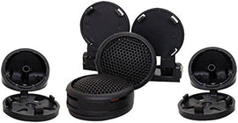 Absolute TW600 Mini Car Tweeter Kit 600 Watts of Power, High-Frequency Silk Dome Tweeters, 1.5
