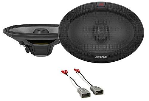 Alpine R2-S69 600W  6x9" Speakers 72-7800 Harness Fit 1986-2011 Honda Civic