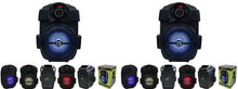 Load image into Gallery viewer, 2 MR DJ PSE65BT 6.5" Portable Speaker with Rechargeable Battery Party Speaker