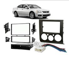 Load image into Gallery viewer, Absolute USA ABS99-7012 Fits Mitsubishi Galant 2004 2005 2006 2007 2008 2009 2010 2011 2012 2013 w Auto Climate Control Stereo Harness Radio Dash Kit