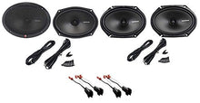 Load image into Gallery viewer, Car Front+Rear Rockford Fosgate Speaker Replacement For 2003-2011 Lincoln Town