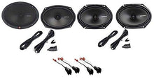 Load image into Gallery viewer, Rockford Fosgate R168X2 6x8 Inch x 2 + 2 METRA 72-5600 Front+Rear Speaker Replacement For 2003-2011 Lincoln Town