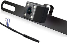 Load image into Gallery viewer, CAM122 Backup Camera Frame License Plate HD Night Vision Rear View 170° Angle Waterproof Compatible with Jensen Car Radio CAR110W CAR710 CAR710X CAR8000 CAR910W CAR910X CDR7011 CM901MIR CMR2720 CR271ML