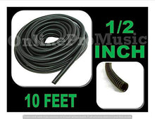 Load image into Gallery viewer, Absolute 1/2" 10 Feet Stereo Tubing Wire Cover Black Split Loom Flexible