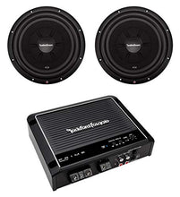 Load image into Gallery viewer, 2) Rockford Fosgate R2SD4-12 12" Shallow Car Subwoofers+R500X1D Mono Amplifier