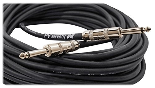 4 Peavey PV 50' Foot 14-Gauge 1/4" TS to 1/4" TS S/S Speaker Cables