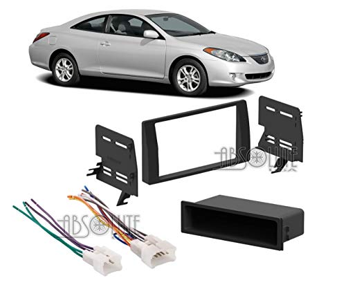 Absolute ABS99-8231 Fits Toyota Camry 2002-2006 Multi DIN Stereo Harness Radio Install Dash Kit Package