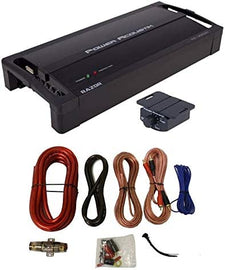 Power Acoustik RZ1-2300D RAZOR Series Monoblock Amplifier + 4 Gauge AMP Kit