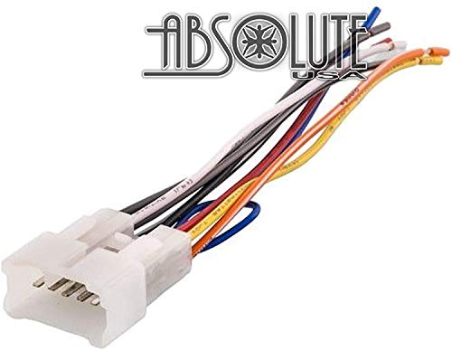 Absolute ABS95-8202 Bundle Fit Toyota RAV4 2001-2005 Double DIN Stereo Harness Radio Install Dash Kit Package