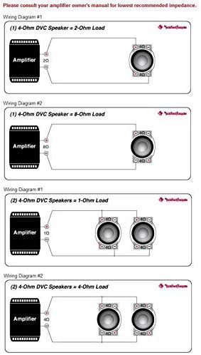 Rockford Fosgate R2SD4-12 12" 1000W 4-Ohm Shallow/Slim Car Subwoofer Sub Pair with Mica-Injected Polypropylene Cone and Integrated PVC Trim Ring