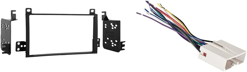 Metra 95-5810 Double DIN Dash Kit + Wiring Harness Fits Lincoln Town Car 2003-2011