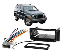 Load image into Gallery viewer, Absolute USA ABS99-6505 Fits Jeep Liberty 2002-2007 Single DIN Stereo Harness Radio Install Dash Kit Package