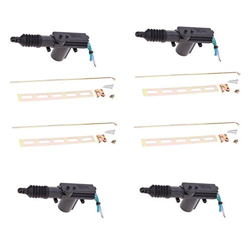 XP Audio Universal Car Power Door Lock Actuators 12 Volt Motor- Premium Quality Heavy Duty Durable High Power Door Lock Actuator (4 pack)