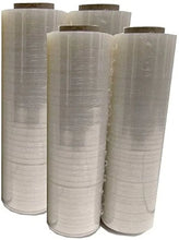 Load image into Gallery viewer, BM PAPER Universal 4 Pack Stretch Wrap18 Inches X 1500 SQ' Tough Pallet Shrink Wrap, 80 Gauge Industrial Strength Plastic Film, Commercial Grade Strength Film, Moving &amp; Stretch Packing