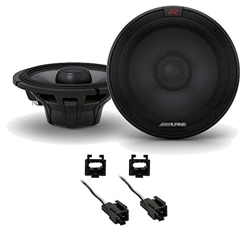 Metra 72-6512 Speaker Harness Connector for Chrysler Vehicles 90-07with Cherokee Bundle with Pair ALPINE R-S65.2 300 Watt 6.5" Car Audio Coaxial 2-Way Speakers