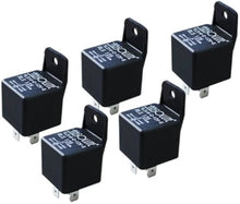 Load image into Gallery viewer, 5 Absolute RLS125 12-VCD Automotive Marine Bosch Tyco Style Relay SPDT 30/40 AMP