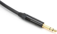 Load image into Gallery viewer, Mogami GOLD INSERT TS-02 Gold Insert TS Cable - 1/4-inch TRS Male to Dual 1/4-inch TS Male - 2 foot