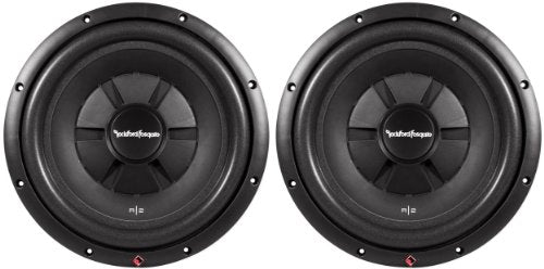 Rockford Fosgate R2SD4-12 12" 1000W 4-Ohm Shallow/Slim Car Subwoofer Sub Pair