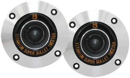 MR DJ HDT800S Pair 4" Speaker Size 400 Watt High Compression Aluminum Titanium Bullet Super Tweeter