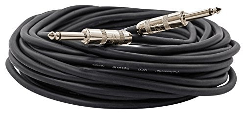 4 Peavey PV 50' Foot 14-Gauge 1/4" TS to 1/4" TS S/S Speaker Cables