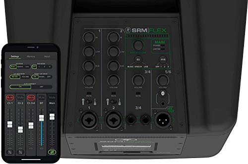 Mackie SRM Series, 6-Channel Portable Column PA System Flex - Black (SRM Flex)