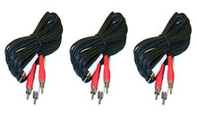 Load image into Gallery viewer, 3 pack, 12 Feet 2 RCA Male to Male Audio Cable (2 White/2 Red Connectors)