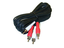 Load image into Gallery viewer, 25 Feet 2 RCA Male to Male Audio Cable (2 White/2 Red Connectors)