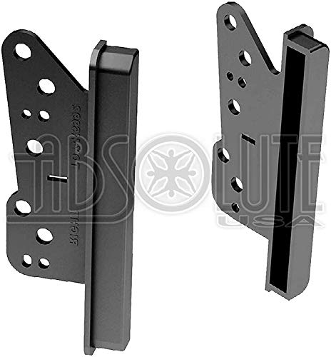 Absolute ABS95-8202 Bundle Fit Toyota RAV4 2001-2005 Double DIN Stereo Harness Radio Install Dash Kit Package