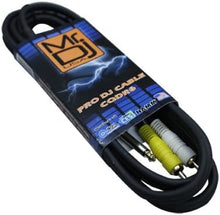 Load image into Gallery viewer, Mr. Dj CQDR6 6' 1/4" TRS to Dual RCA Insert Cable, Male 6.35mm 1/4" TRS to 2RCA Y Splitter Patch Microphone Cable