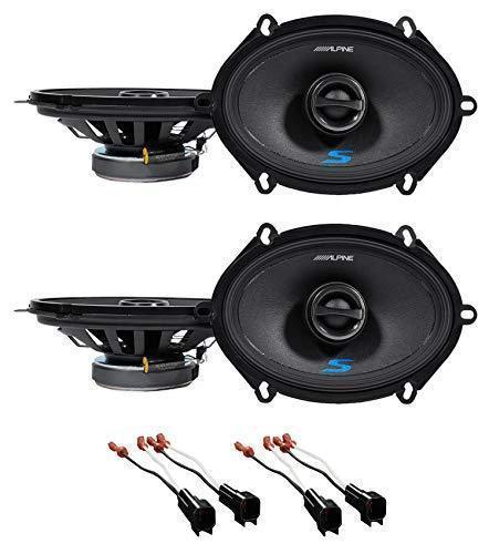 Alpine S 5x7" Front Rear Factory Speaker Replacement Kit For 2004-2006 Ford F-150
