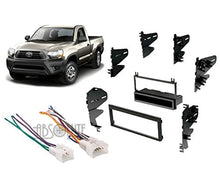 Load image into Gallery viewer, Absolute RADIOKITPKG2 Fits Toyota Tacoma 1995-2004 Single DIN Stereo Harness Radio Install Dash Kit Package