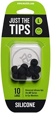 Mackie MP Series Large Silicone Black Tips Kit