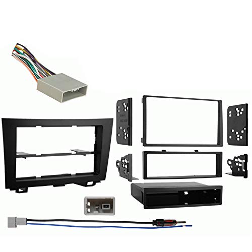 Ai HONK817 Double DIN/Single DIN Dash Kit Harness Antenna Fit 2007-11 Honda CRV