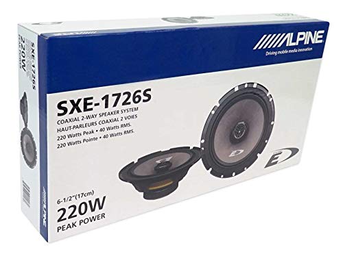 2 Pair Alpine SXE1726S 6.5" Speakers Compatible 1995-2006 GM Vehicles CAR Truck Front & Rear Door