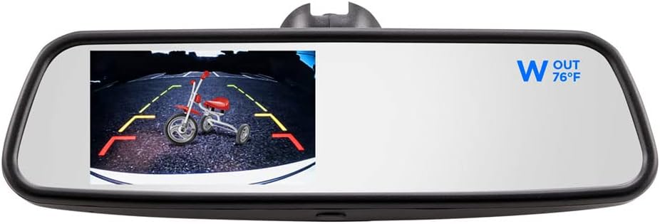 iBeam TE-CTM45 4.5" Compass/Temp Mirror Monitor