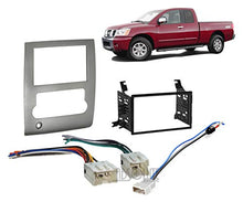 Load image into Gallery viewer, Absolute USA ABS95-7424 Nissan Titan 2008-2012 Double DIN Stereo Harness Radio Install Dash Kit Package