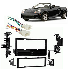Fits MR2 2000-2003 Single DIN Harness Radio Install Dash Kit Show One Size