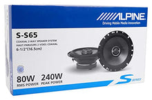 Load image into Gallery viewer, Alpine S-S65 Car Audio Type S Series 6 1/2" 320 Watt Speakers - 2 Pair with 20' Speaker Wire Package