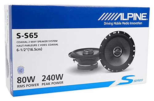 1998-2013 Harley Davidson FLHT FLHTC Alpine S-S65 Speaker & K9601 Speaker Adapter