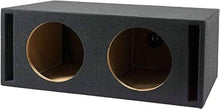 Load image into Gallery viewer, 2 Absolute XS-1000 10" 1500 Watts Single Slim Shallow Subwoofer + Doubled Ported Enclosure Box