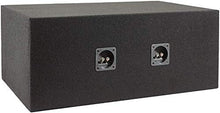 Load image into Gallery viewer, Absolute VEGD10 Dual 10-Inch Black Slot Ported Subwoofer Enclosure Empty Box
