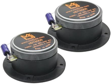 MR DJ HDT800B Pair 4" Speaker Size 400 Watt High Compression Aluminum Titanium Bullet Super Tweeter