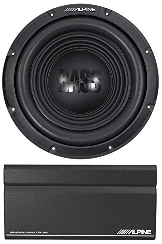 Alpine W12S4 12" 750w Car Audio Subwoofer Sub+Mono Amp Power Pack Amplifier